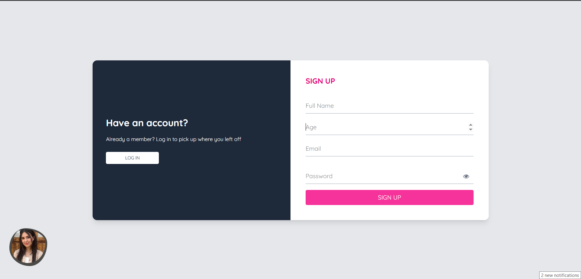 SignUp-LogIn